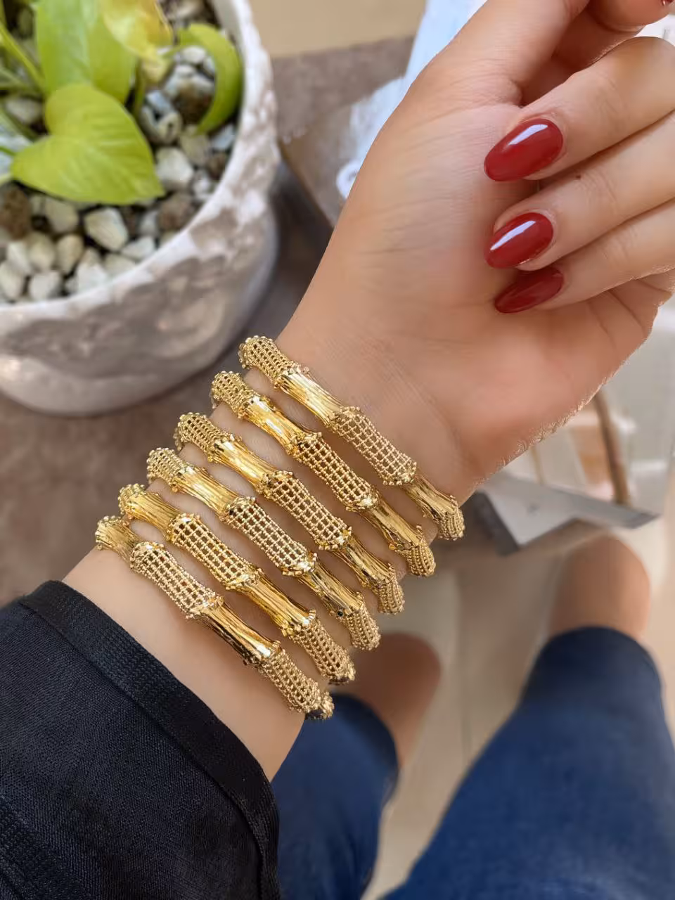 النگو زنانه،مدل فیوژن جدید،جنس برنجی خارجی،مناسب استفاده دائم💍