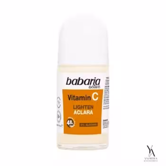 رول ضدتعریق ویتامین سی باباریا BABARIA روشن کننده پوست 48 ساعته حجم 50 میل