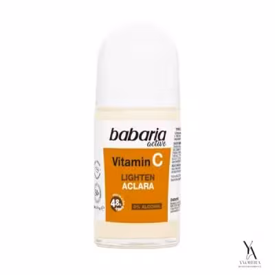 رول ضدتعریق ویتامین سی باباریا BABARIA روشن کننده پوست 48 ساعته حجم 50 میل