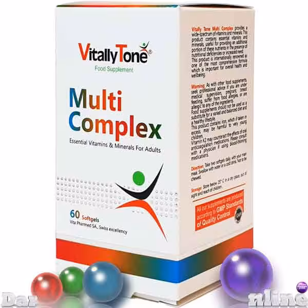 مولتی کمپلکس ویتالی تون سافت ژل60عددی
