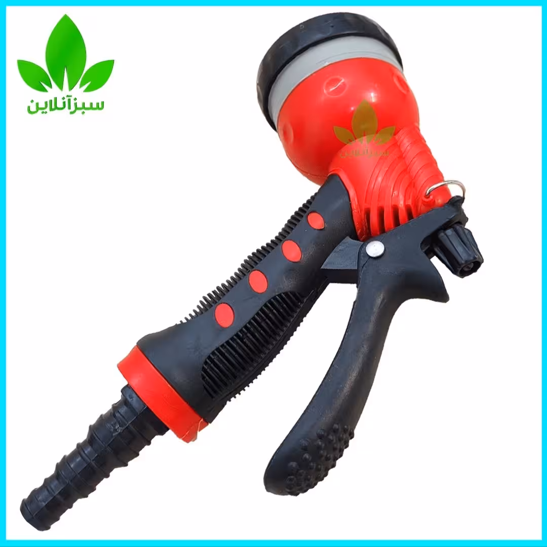 سرآبپاش 8حالته ماشین شور  ابتکار (کارواش خانگی) سبز آنلاین 