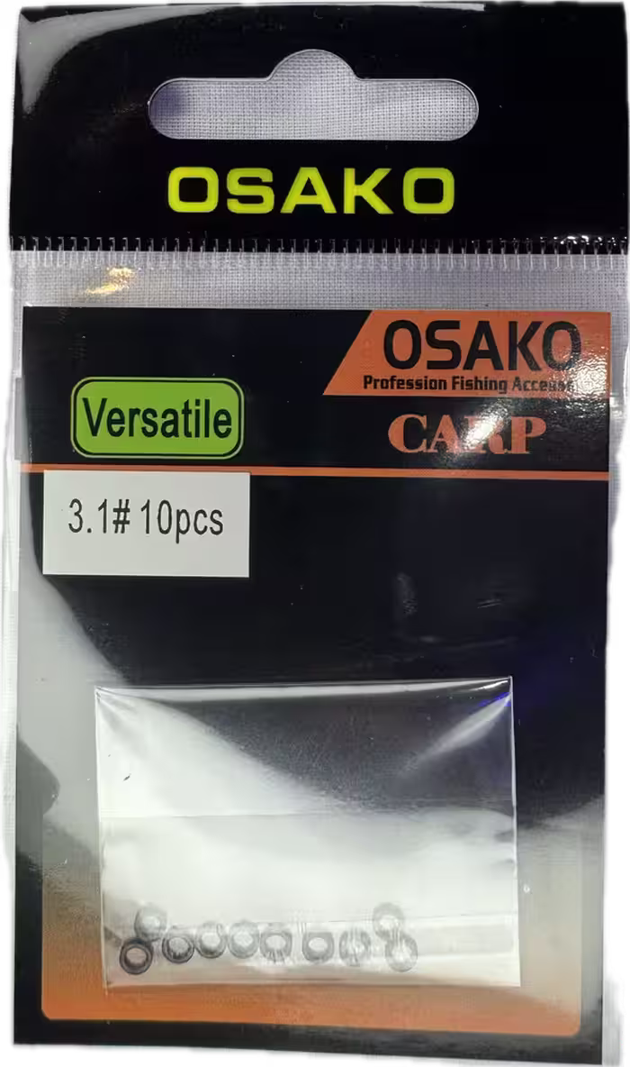 رینگ ساق قلاب ماهیگیری برند OSAKO بسته 10 عددی