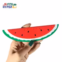 خط کش فانتزی چوبی 15 سانتی طرح هندوانه