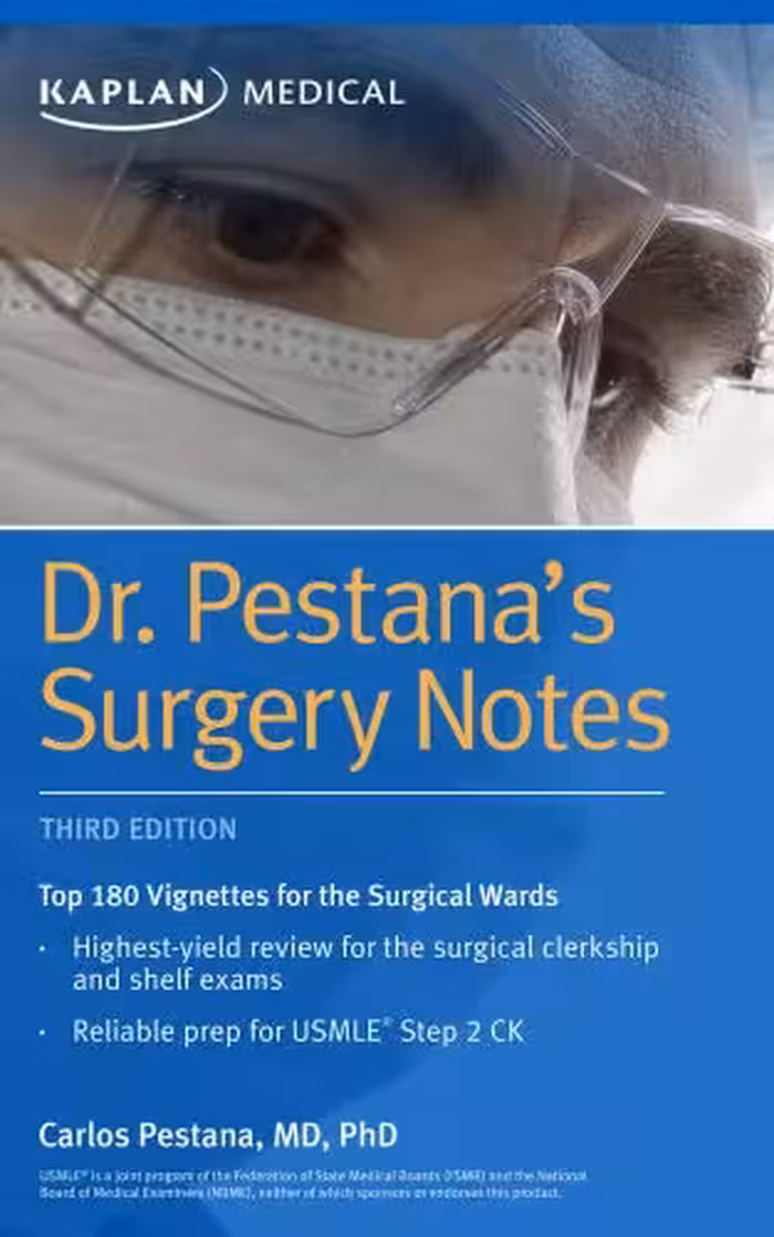 خرید و دانلود نسخه کامل کتاب Dr. Pestana’s Surgery Notes: Top 180 Vignettes for the Surgical Wards