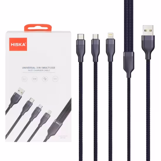 کابل تبدیل شارژ چهار کاره هیسکا مدل LX-32