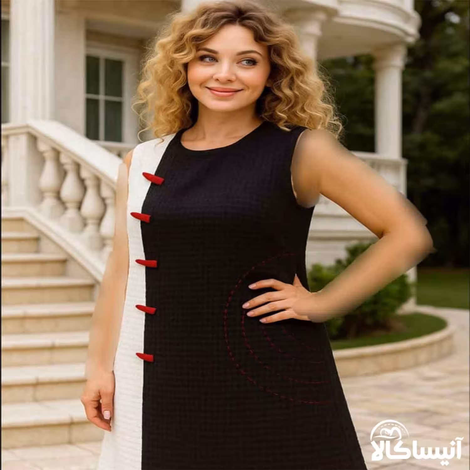 حوله استخر و سونا برق لامع مدل مریم