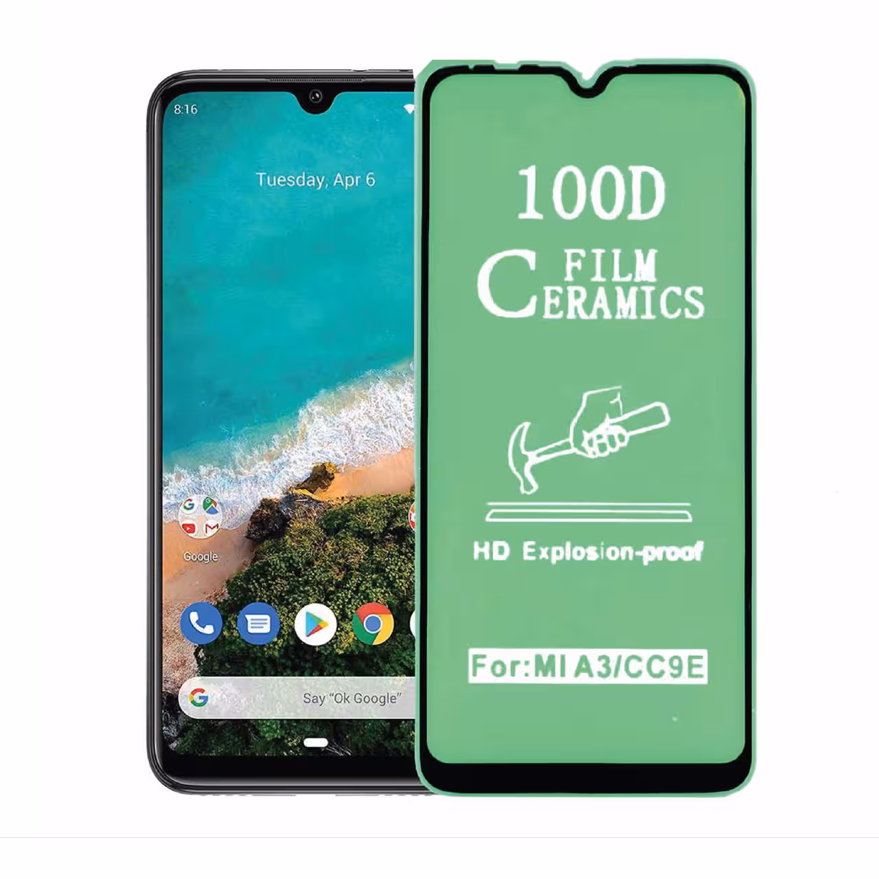 محافظ صفحه نمایش شیشه ای سرامیکی شیائومی A3 xiaomi