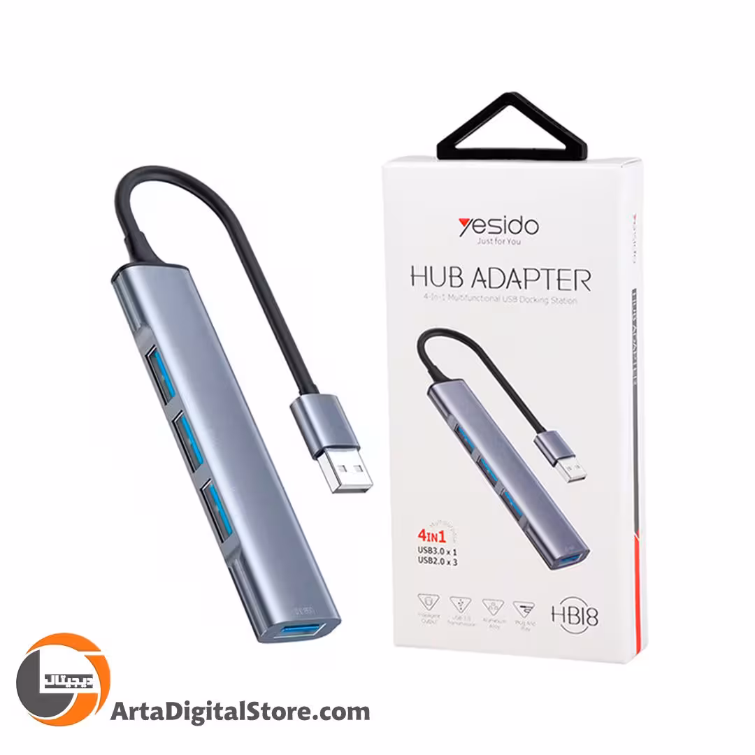 هاب 4 پورت Yesido HB18 USB30