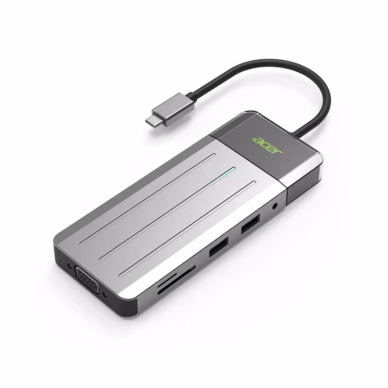 هاب نه در یک USB Type-C ایسر اورجینال مدل ODK3K0