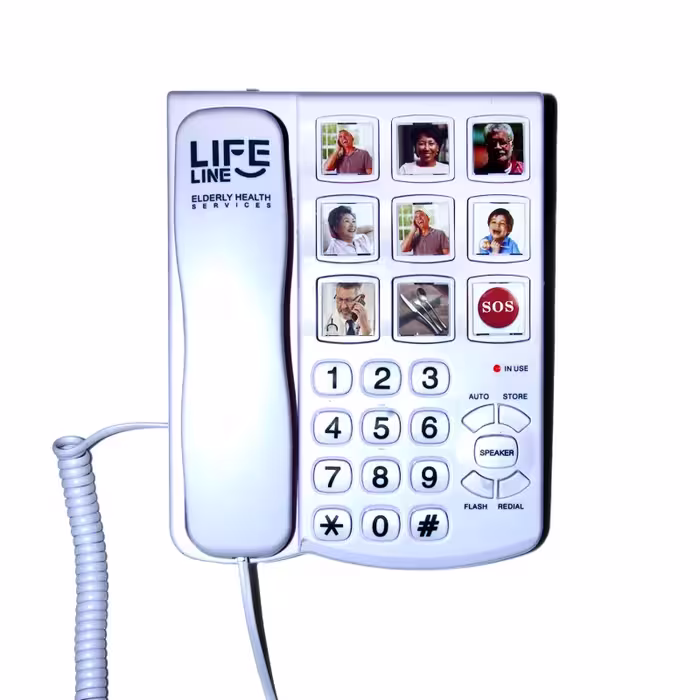 تلفن لایف لاین کد PA-038 مدل مناسب سالمندان