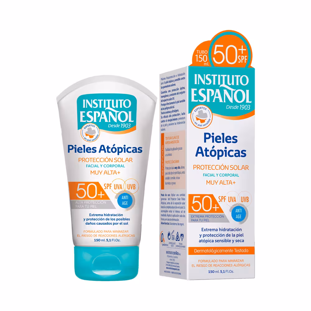 کرم ضد آفتاب پوست آتوپیک اسپانول با SPF 50 حجم 150 میل
