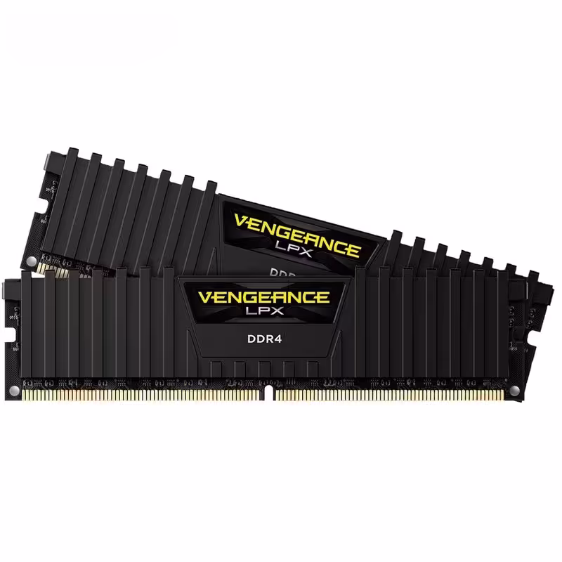 رم دسکتاپ DDR4 دوکاناله 3200 مگاهرتز CL16 کورسیر مدل VENGEANCE LPX ظرفیت 16 گیگابایت