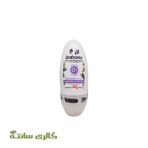 مام رول ضد تعریق باباریا babaria مدل lavender & salvia حجم 70 میل