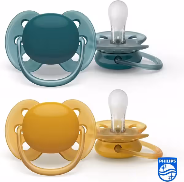 پستانک ultra soft رنگی 6-18 ماه philips avent