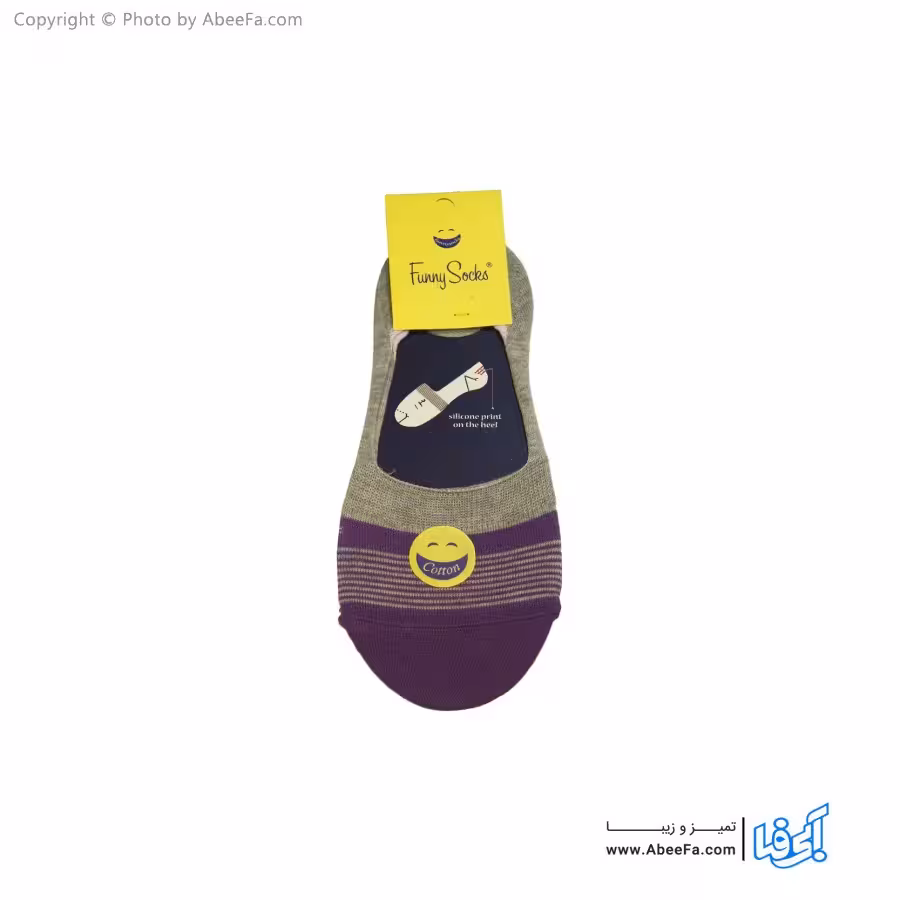 جوراب کالج فانی مدل 7008 طوسی-سوسنی