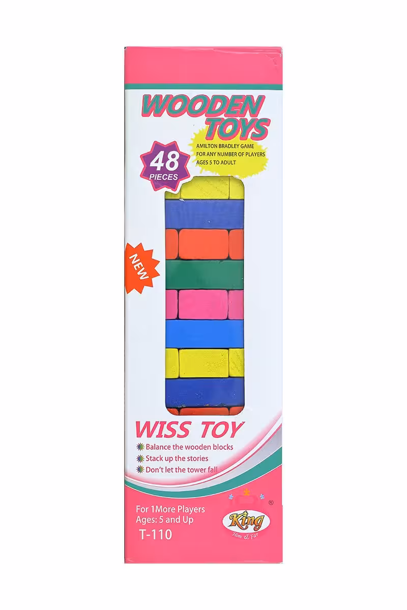 بازی فکری جنگا wooden toys