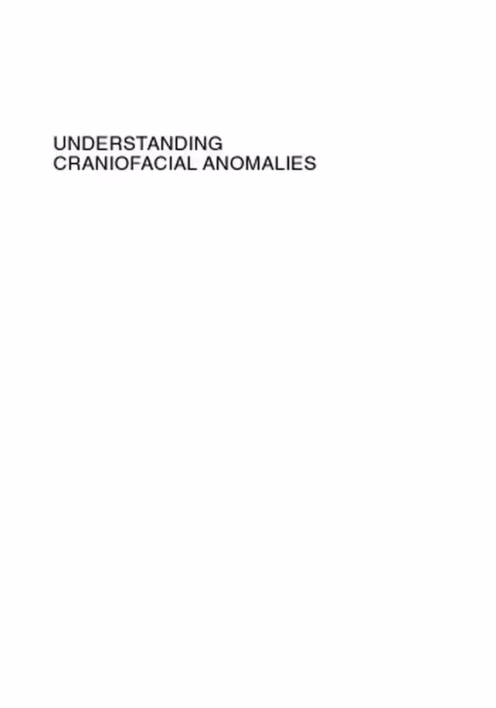 خرید و دانلود نسخه کامل کتاب Understanding Craniofacial Anomalies