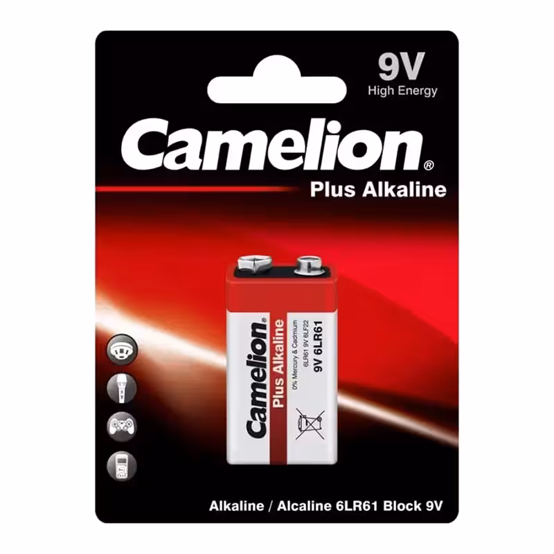 باتری کتابی کملیون مدل Plus Alkaline