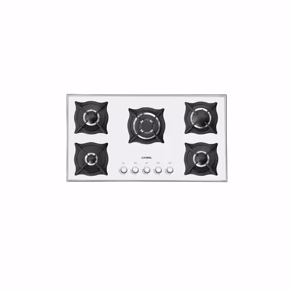 اجاق گاز توکار شیشه ای ایلیا استیل مدل G 524 W