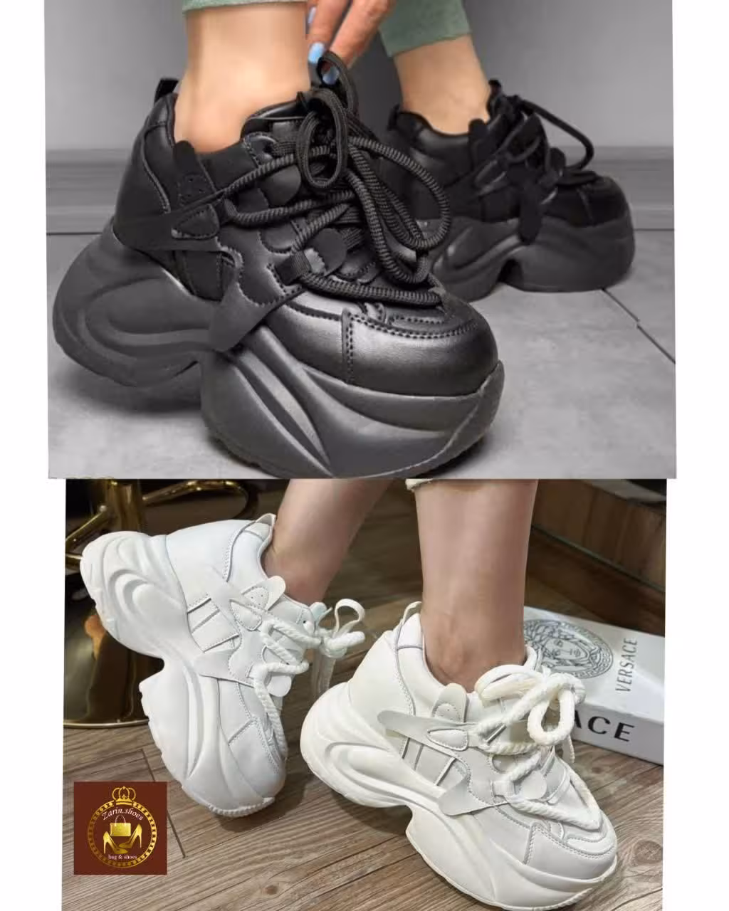 کتونی زنانه لژدار و لژ مخفی