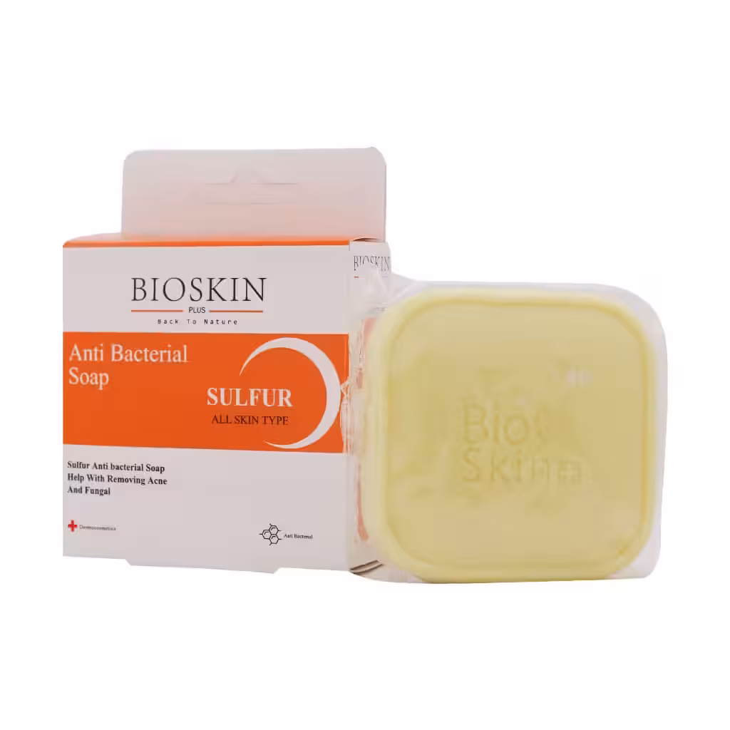 بایو اسکین صابون آنتی باکتریال گوگرد مناسب انواع پوست
