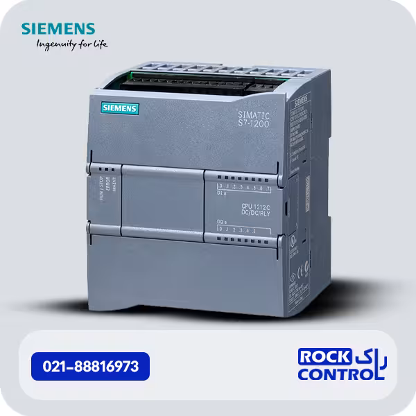 PLC زیمنس 1212C DC/DC/Relay HEکد فنی 6ES7212-1HE40-0XB0