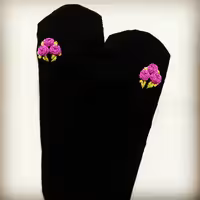 جوراب گلدوزی با دست طرح 115