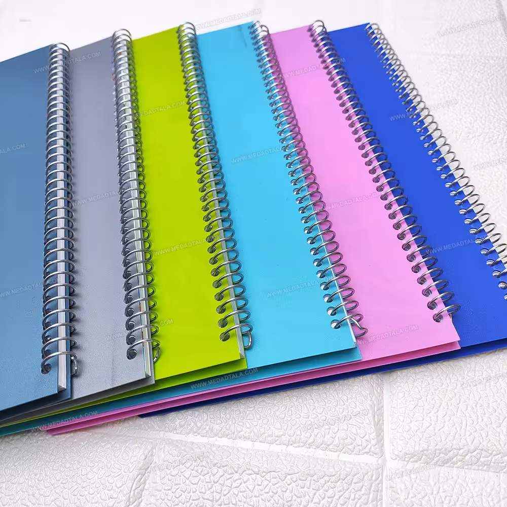 دفتر 50 برگ زبان 2 خط نیلای