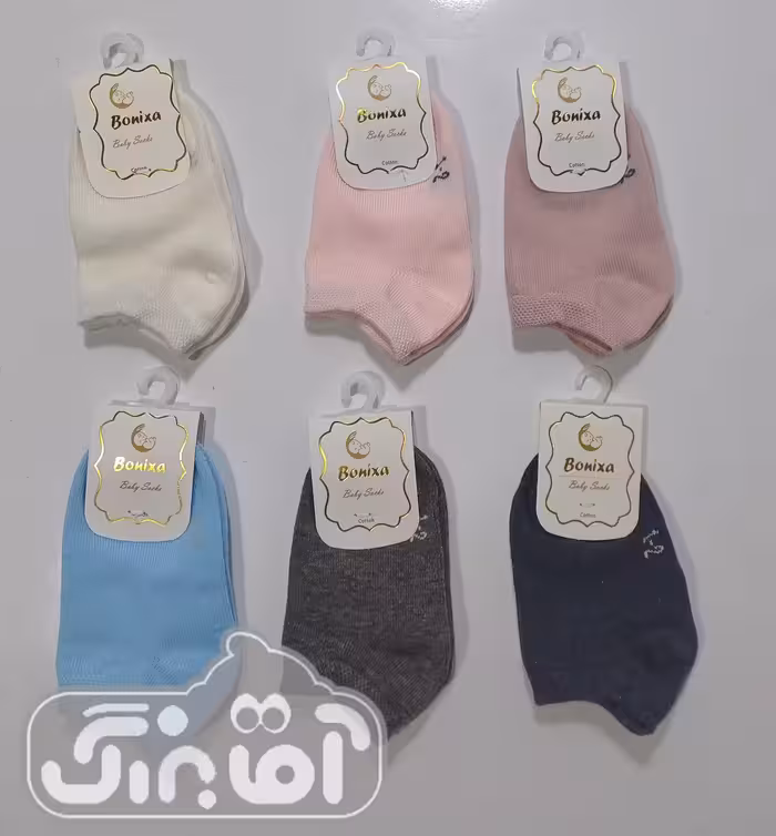جوراب بونیکسا طرح ساده تک رنگ مچی
