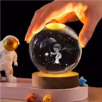 گوی شبخواب شیشه ای طرح شازده کوچولو و چتر