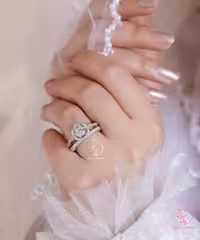 ‌‌ ‌💎حلقه و پشت حلقه جواهری خاص و زیبا؛ نقره عیار 925(P_2016)