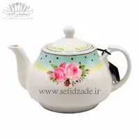 قوری چینی شکس (SHEX) مدل دریا حاشیه آبی 750ml