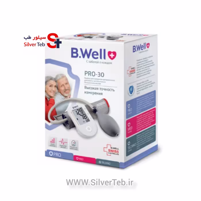 فشارسنج نیمه اتوماتیک بازویی بی ول PRO30