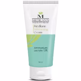 کرم مرطوب کننده قوی آمونیوم لاکتات 12 درصد مدیلن مناسب پوست های خشک و خیلی خشک 100میل