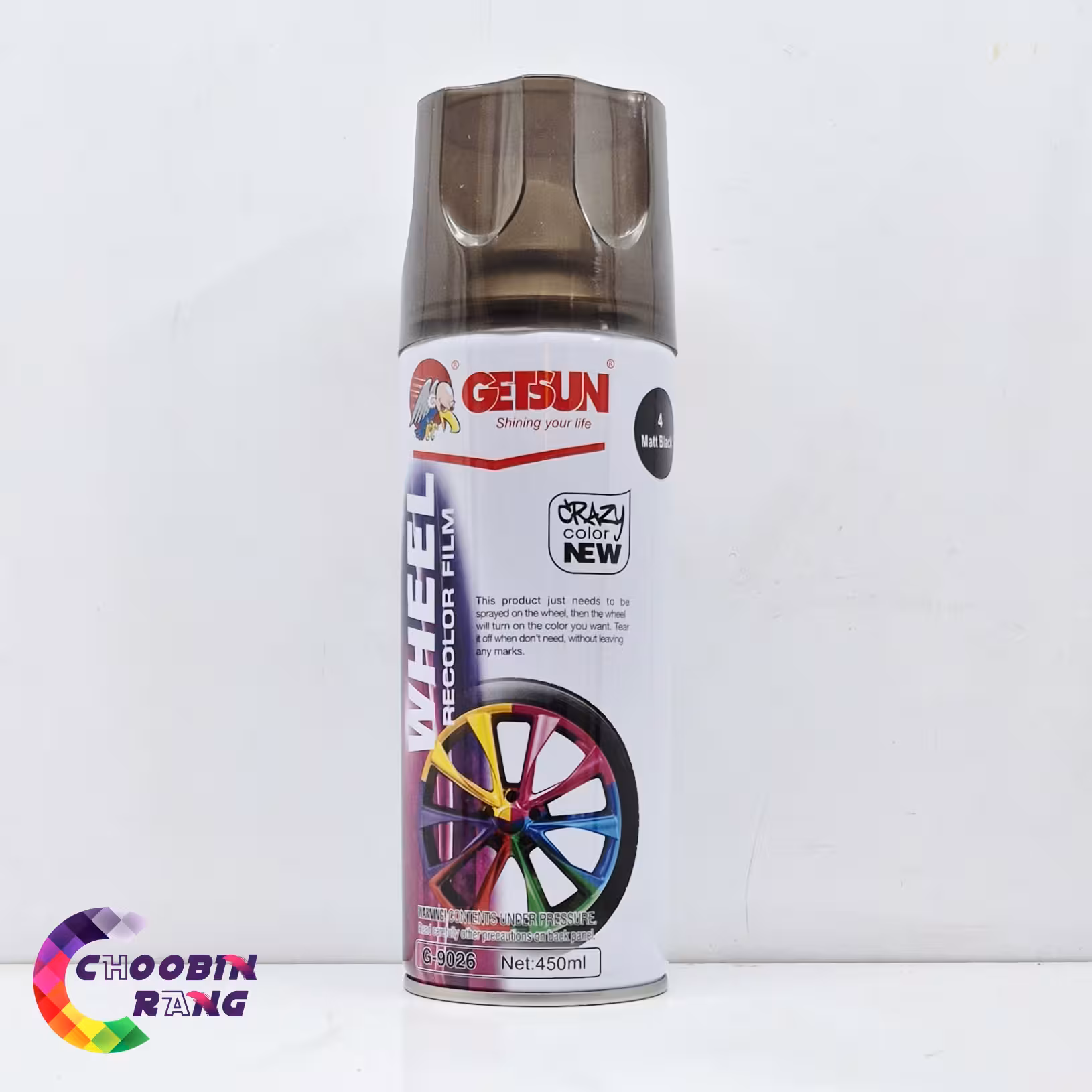 اسپری کربن مشکی مات GETSUN (450میل)
