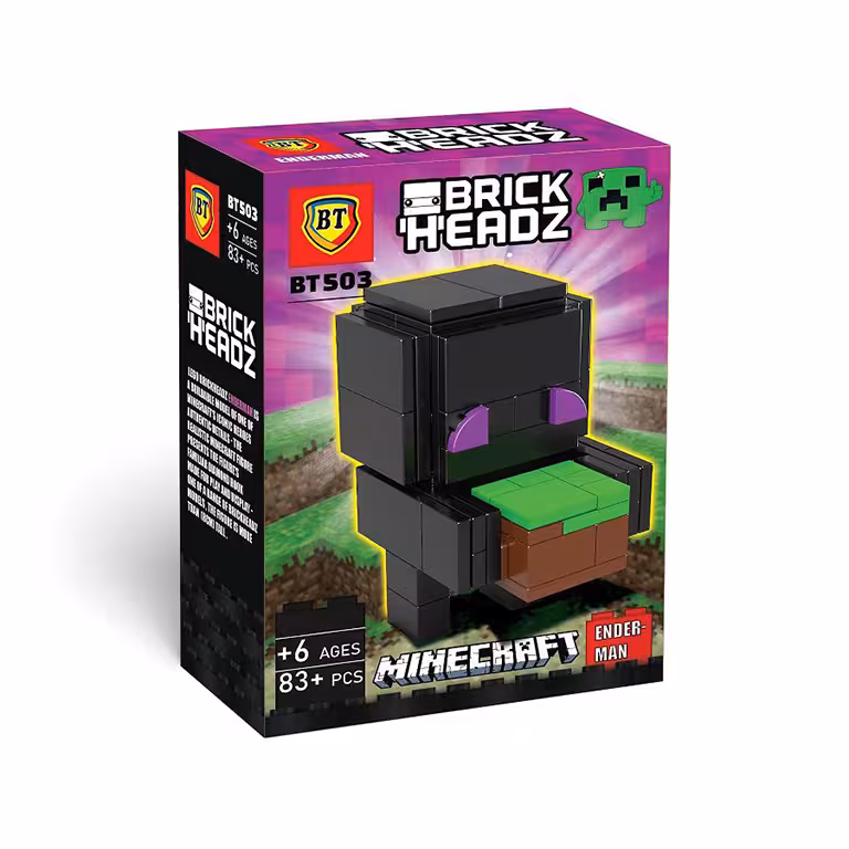 ساختنی (لگو) ماینکرفت Brick Headz بریک هدز BT503