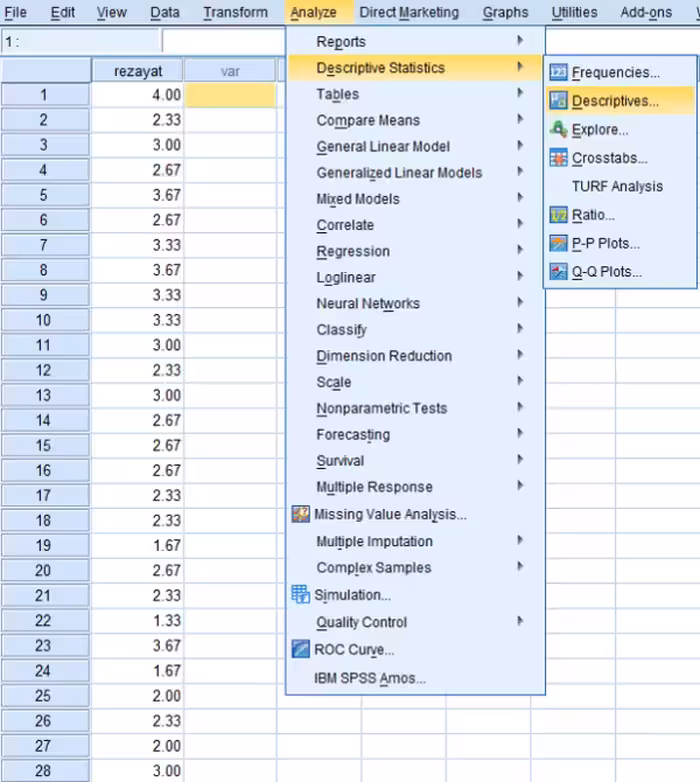 دانلود پاورپوینت آموزش کامل SPSS  نسخه‌ی کامل آموزش استفاده از نرم‌افزار SPSS ویژه اساتید و دانشجویان تمامی رشته ها