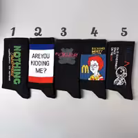 جوراب ساقدار الیت نوشته دار سری Nothing