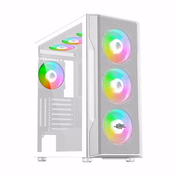 کیس گیمینگ اوست (Ovist) مدل GT-AV12 به رنگ سفید