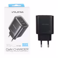 شارژر دیواری فست و PD دو پورت VIPLATINA مدل VC58 45W - مشکی