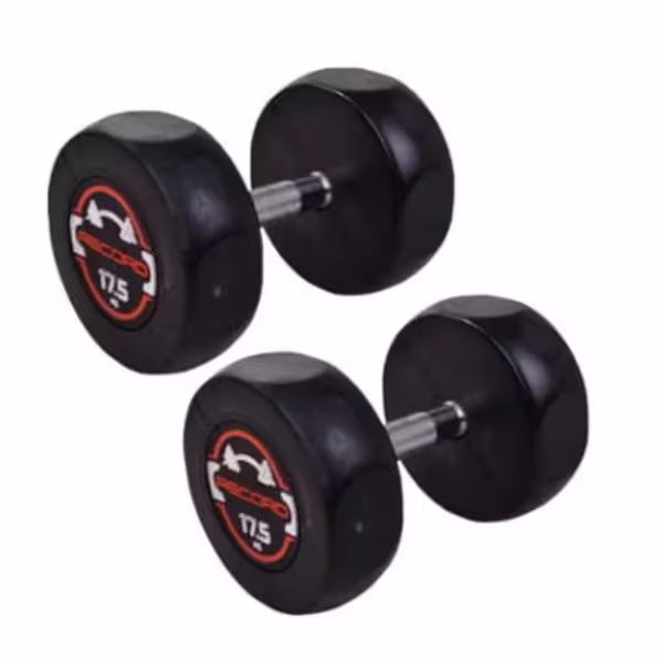 دمبل گرد وزن 17.5 کیلوگرم round dumbbell