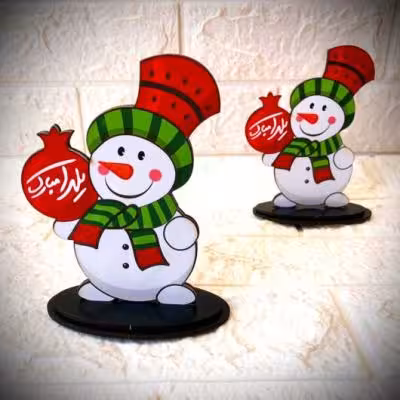 استند ادم برفی یلدا مبارک