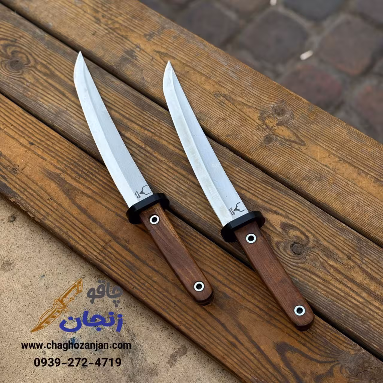 چاقو مدل تانتویی ساخت زنجان برند ایران نایف تیغه فولادی