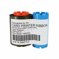 ریبون رنگی پرینتر کارت هایتی مدل CS200 YMCKO اصلی
