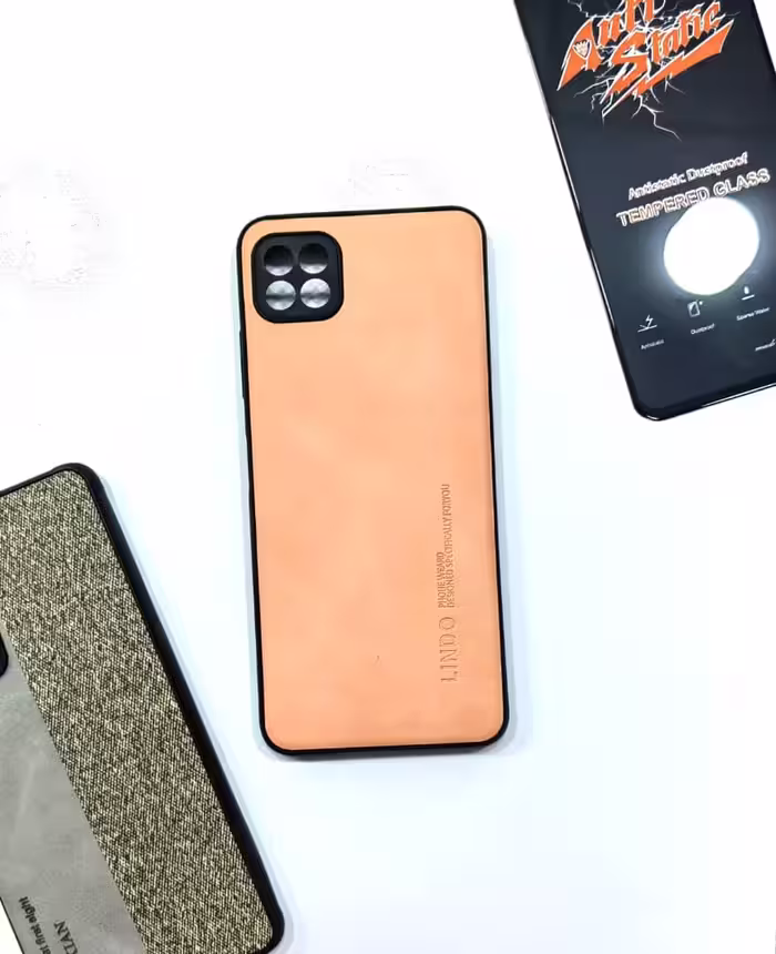 قاب ژله ای طرح چرم سامسونگ A22 5gSamsung A22 5G 4g leather design jelly case