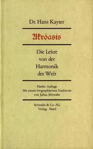 خرید و دانلود نسخه کامل کتاب Akróasis: Die Lehre von der Harmonik der Welt