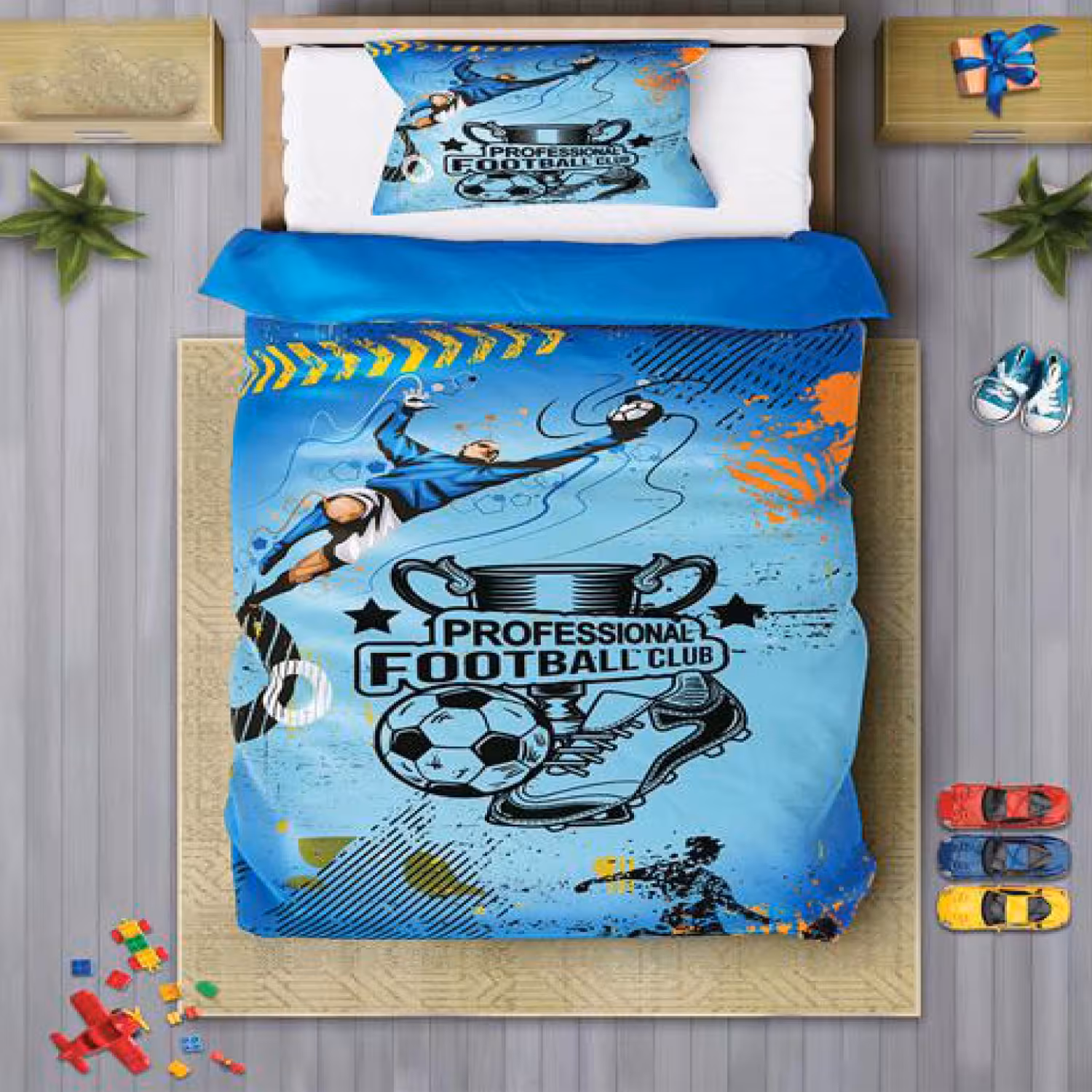 سرویس روتختی پسرانه چیداری مدل 7105 یک نفره چهار تکه