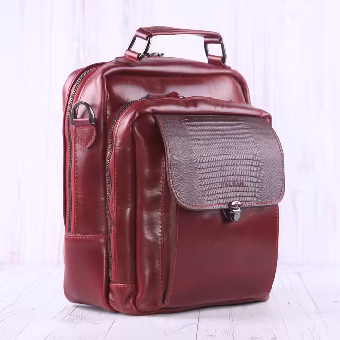 کیف رودوشی چرم یلسان مدل رهام کد RHM-043-GLGP