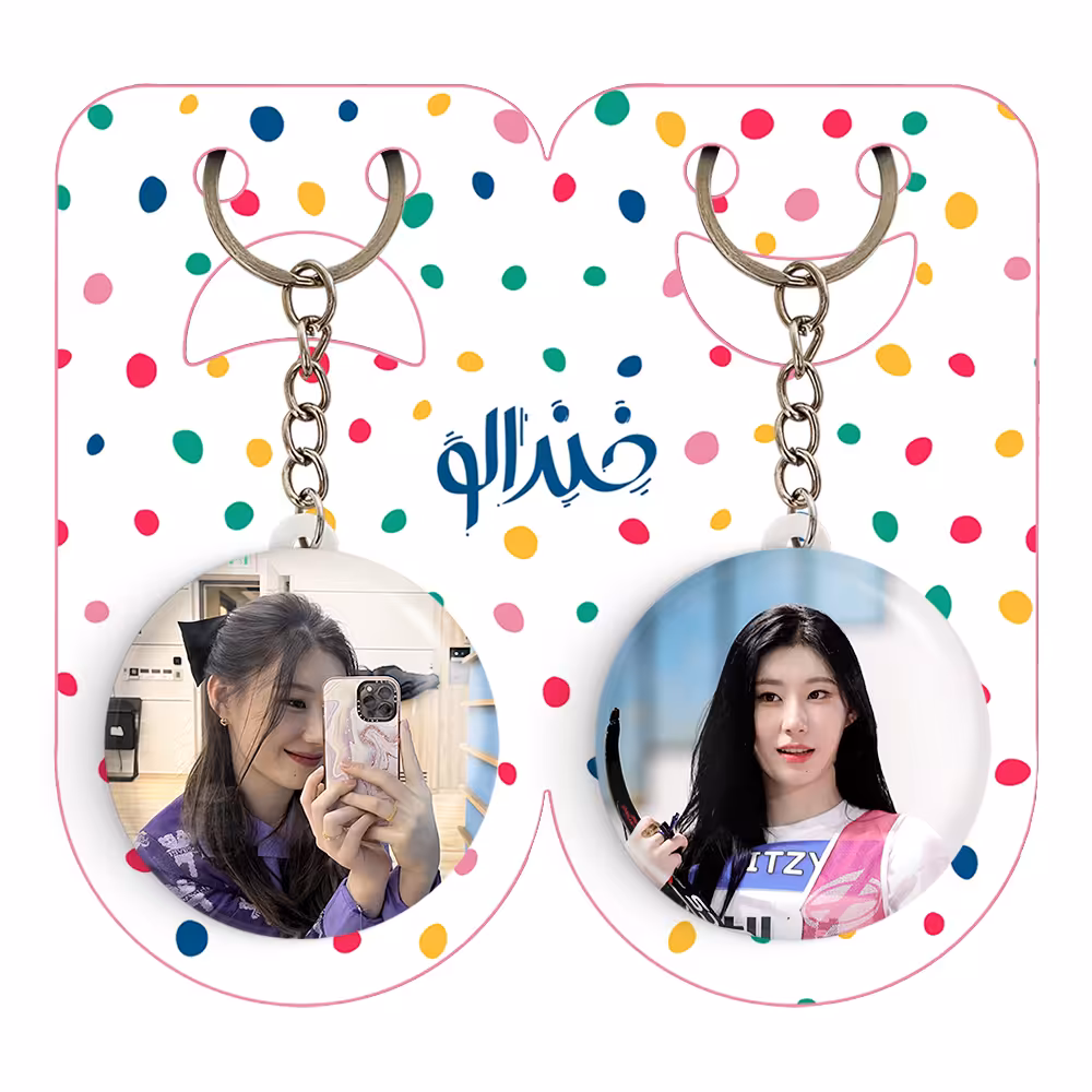 جاکلیدی خندالو مدل چریونگ گروه ایتزی ITZY کد 2017020176 مجموعه 2 عددی