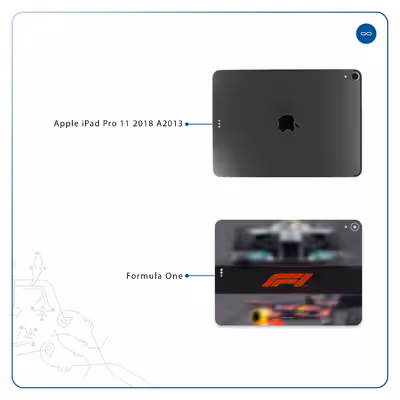 برچسب پوششی ماهوت مدل Formula One مناسب برای تبلت اپل iPad Pro 11 2018 A2013